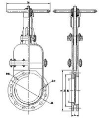 PZ73手动刀型闸阀