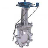 <b>PZ43H链轮单夹式刀型闸阀</b>